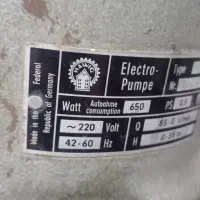 پمپ آب آلمانی قدیمی|مصالح و تجهیزات ساختمان|جعفرآباد, |دیوار