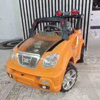 ماشین شارژی جیپ دوموتوره بزرگ  سالم باتری آکبند