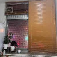 پرده کرکره‌ای فلزی ۲ عدد