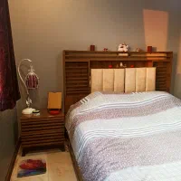 تخت خواب جک دار و باکس دار+میز آرایش+خوشخواب|تخت و سرویس خواب|پردیس, فاز ۱۱|دیوار