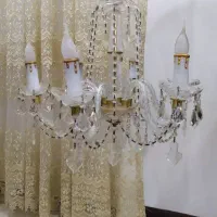 دوعدد لوستر کریستالی|لوستر و چراغ آویز|اهواز, کوی نفت|دیوار