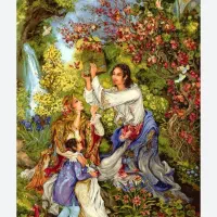 تابلو فرش دستبافت