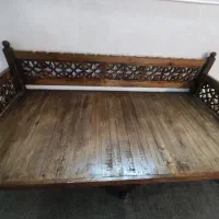 تخت شاه نشین بدون تشک وپشتی|مبلمان خانگی و میز عسلی|کرمانشاه, |دیوار