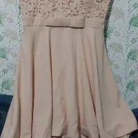 لباس مجلسی کرپ و گیپور کرم