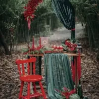 لباس عروس یلدایی سفره یلدا میوه آرایی