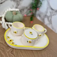 محصولات سرامیکی دستساز،چایخوری دونفره