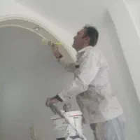 نقاشی ساختمان رنگ روغنی و پلاستیک وکناف