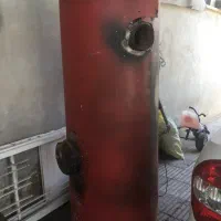 دیگ بخار بهمراه مشعل قدیمی