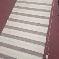 پرده زبرا عرض ۹۰ قد ۲.۲ درحد نو