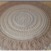 فرشینه مکرومه(طرح شکوه خلقت)