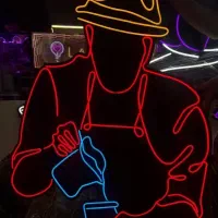 تابلو نئون|ریسه و چراغ تزئینی|زنجان, |دیوار