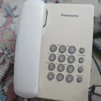 تلفن پاناسونیک اصلی در دو زنگ سفید و مشکی