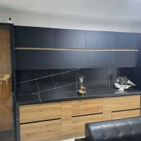 (دکورفروشی)کابینت آشپزخانه هایگلاس ترک با صفحه سنگ|مصالح و تجهیزات ساختمان|تهران, عباس‌آباد|دیوار