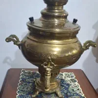 سماور ذغالی عتیقه برنجی