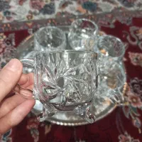 یک دست استکان مدل خورشیدی  6عددی نواستفاده نشده