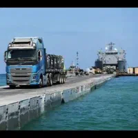 اسکله شناور خودرو سنگین رو