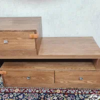 میز تلویزیون با قابلیت تغییر در ابعاد برند چوب رنگ
