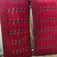 پشتی دستبافت ترکمن   پشتی دستبافت  پشتی