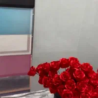 گل روبانی رز روبانی|گل مصنوعی|قیدار, |دیوار