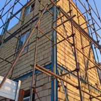 داربست ابراهیمی گلبهار چناران تخته کار بشکه