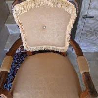 صندلی چوبی تکی|مبلمان خانگی و میز عسلی|خوی, |دیوار