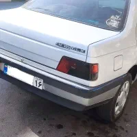 سپر عقب و خطر عقب 405 نقره‌ای