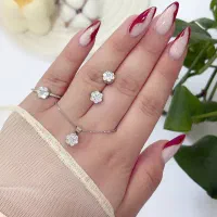 خرید قسطی نیم ست نقره کادو تولد به قیمت عمده۵۳۰۳|بدلیجات|تبریز, |دیوار