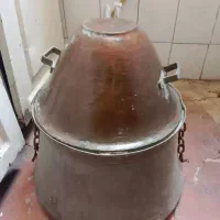 دیگ مسی گلاب گیری