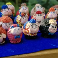 مجسمه فانتزی گوسفند|مجسمه، تندیس، ماکت|لنگرود, |دیوار