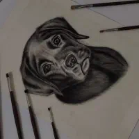 سفارش سیاه قلم تخفیف روز مادر و زن|تابلو، نقاشی، عکس|اهواز, زندوکیلی|دیوار