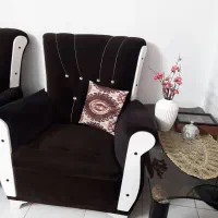 مبل ۷نفره رنگ قهوه ای