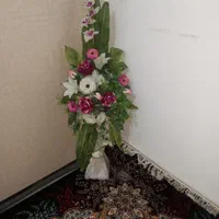 ۲عدد گل مصنوعی