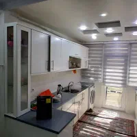 کابینت سالم رنگ سفید همراه با هود و سینک و گاز|جاکفشی، کمد، دراور|تهران, ستارخان|دیوار