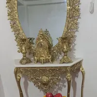 آینه شمعدان برنز