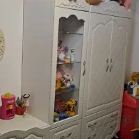 کمد ویترین دراور وتخت یک نفره