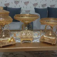 ست پذیرایی اماراتی طلایی 6تیکه