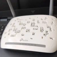 مودم وای فای tp-link دو آنتن کم کارکرد با لوازم|مودم و تجهیزات شبکه|همدان, |دیوار