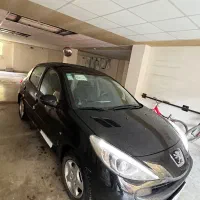 207 پانا مدل ۱۴۰۲ مشکی در حد بدون رنگ