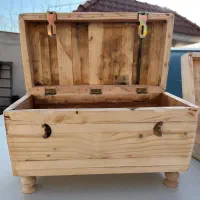 صندوق های چوب روس درهراندازه ای کاردست بابانجار