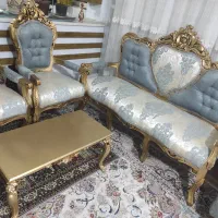 مبل سلطنتی7نفره بادو میزعسلی