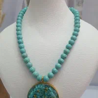 گردنبند فیروزه مناسب مادران و خانمهای شیک پسند|بدلیجات|اصفهان, درب کوشک|دیوار