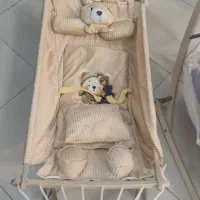 ننو عروسکی همراه پشه بند/سیسمونی قصرکودک/اقساط|تخت و صندلی بچه|کرمانشاه, |دیوار