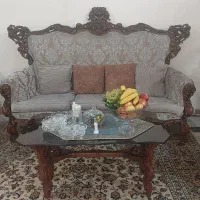 مبل استیل چوبی