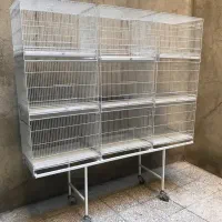 قفس ۹خان نو نو با پایه متحرک|لوازم جانبی حیوانات|اصفهان, باغ زرشک|دیوار