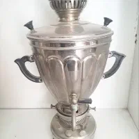 سماور تمام برنجی کرم دار