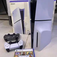 Ps5 slim drive دو دسته با سیدی