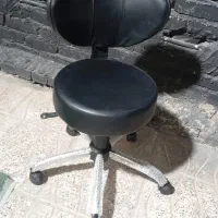 صندلی تابوره مشکی