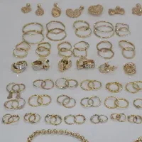 گوشواره کریپسی طلا 800 سوتی