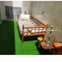 فروش فوری تخت سنتی تمام چوب
