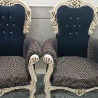 فروش فوری مبل استیل ۹ نفره استخوانی با پارچه دو رو|مبلمان خانگی و میز عسلی|جعفرآباد, |دیوار